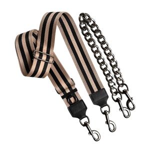 THINK ROYLN 2" Wide Crossbody Strap & Chain Handle